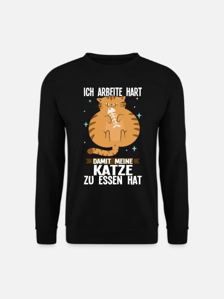 Katze Katzenliebhaber Kätzchen Katzenbesitzer - Unisex Pullover - Schwarz