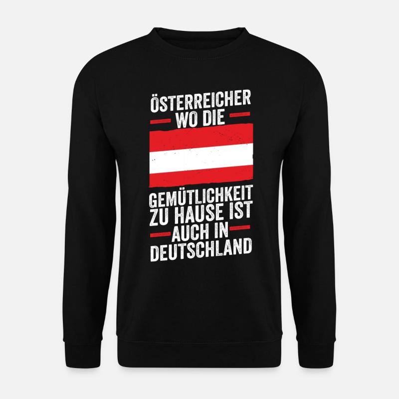 Austrian German Austria - Unisex Sweatshirt - black
