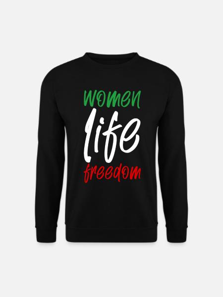 Women's Life Freedom - Unisex Sweatshirt - black