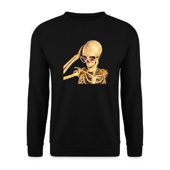 Qui suis-je encore ? - Sweat-shirt Unisexe - noir - Devant - Alina (178cm) & Michal (187cm)