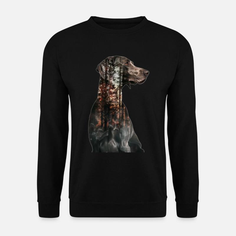 Weimaraner - Unisex Pullover - Schwarz