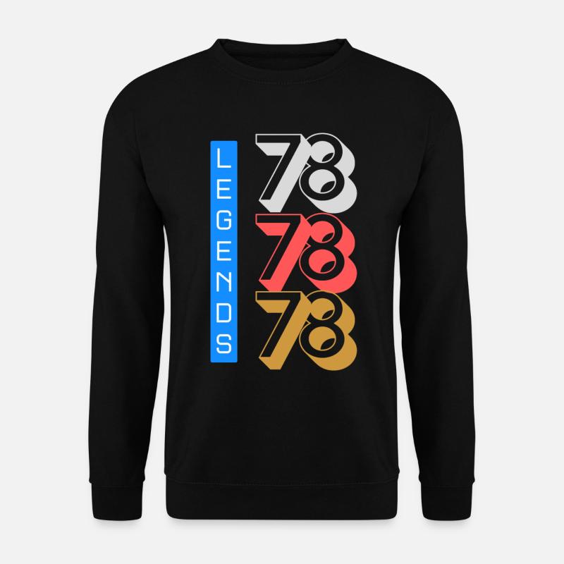 Legends 1978 Pattern - Unisex Sweatshirt - black