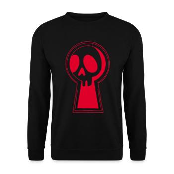 Der Rote Tod schaut uns zu - Unisex Pullover - Schwarz - Vorne - Alina (178cm) & Michal (187cm)