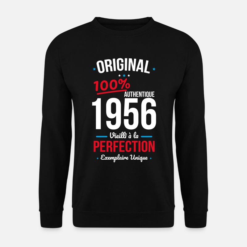 1956 – Original – Exemplaire unique - Sweat-shirt Unisexe - noir