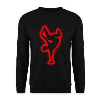 Breakdancing Jungen Kinder Breakdance - Unisex Pullover - Schwarz - Vorne - Alina (178cm) & Michal (187cm)