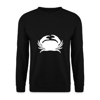 signe astrologique cancer crabe - Sweat-shirt Unisexe - noir - Devant - Alina (178cm) & Michal (187cm)