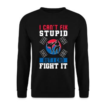 TKD Korean Martial Arts Tae Kwon - Unisex Pullover - Schwarz - Vorne - Alina (178cm) & Michal (187cm)
