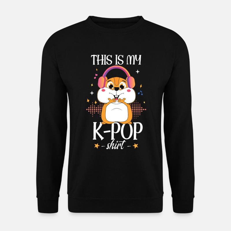 Hamster K-Pop - Unisex Pullover - Schwarz