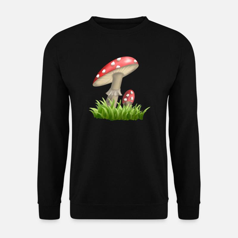 Toadstools - Unisex Sweatshirt - black