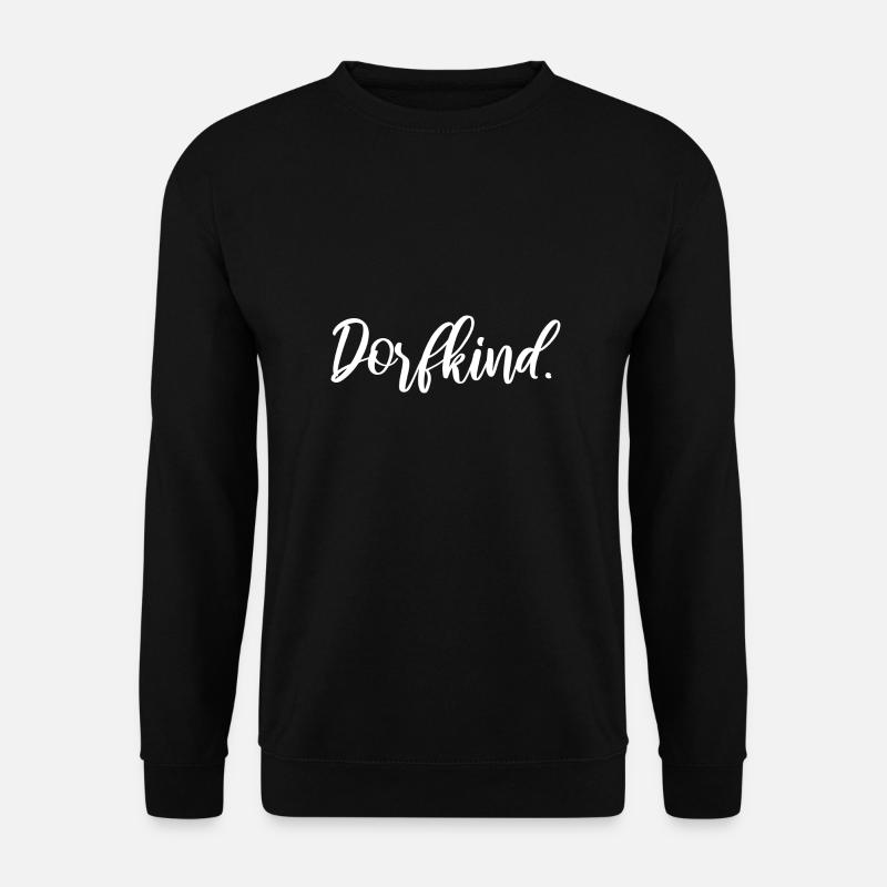 Dorfkind. - Unisex Pullover - Schwarz