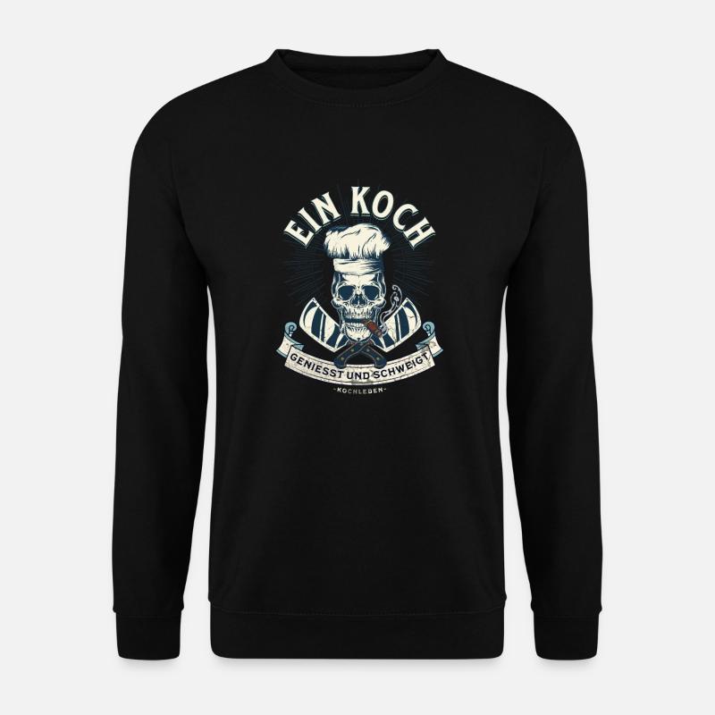 Koch Design - Unisex Pullover - Schwarz