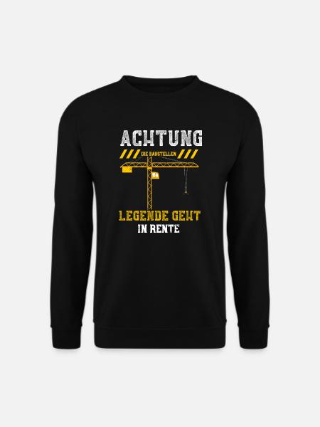 Achtung Die Baustellen Legende G... - Unisex Pullover - Schwarz