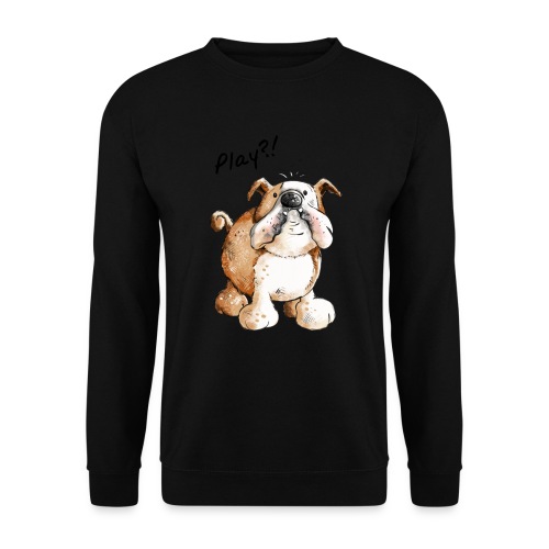 Englische Bulldogge Play - Hund - Hunde - Doggy - Unisex Pullover
