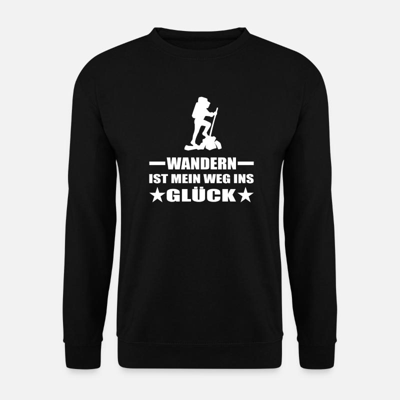 Wandern - Unisex Pullover - Schwarz