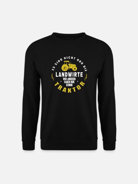 Es Sind Nicht Nur Die Landwirte Unterstützen Demo - Unisex Pullover - Schwarz