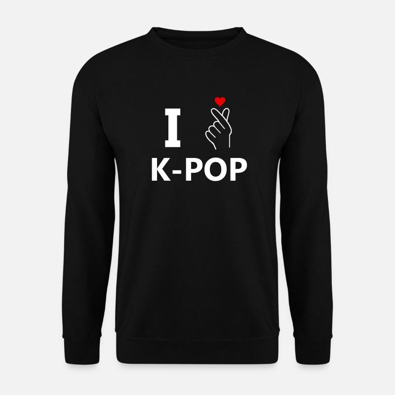 I love K-Pop - Sweat-shirt Unisexe - noir