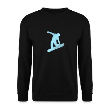 Snowboard Freestyle Snowboarding Freestyle - Unisex Sweatshirt - black - Front - Alina (178cm) & Michal (187cm)