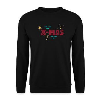 Sea Creature Christmas - Unisex Sweatshirt - black - Front - Alina (178cm) & Michal (187cm)