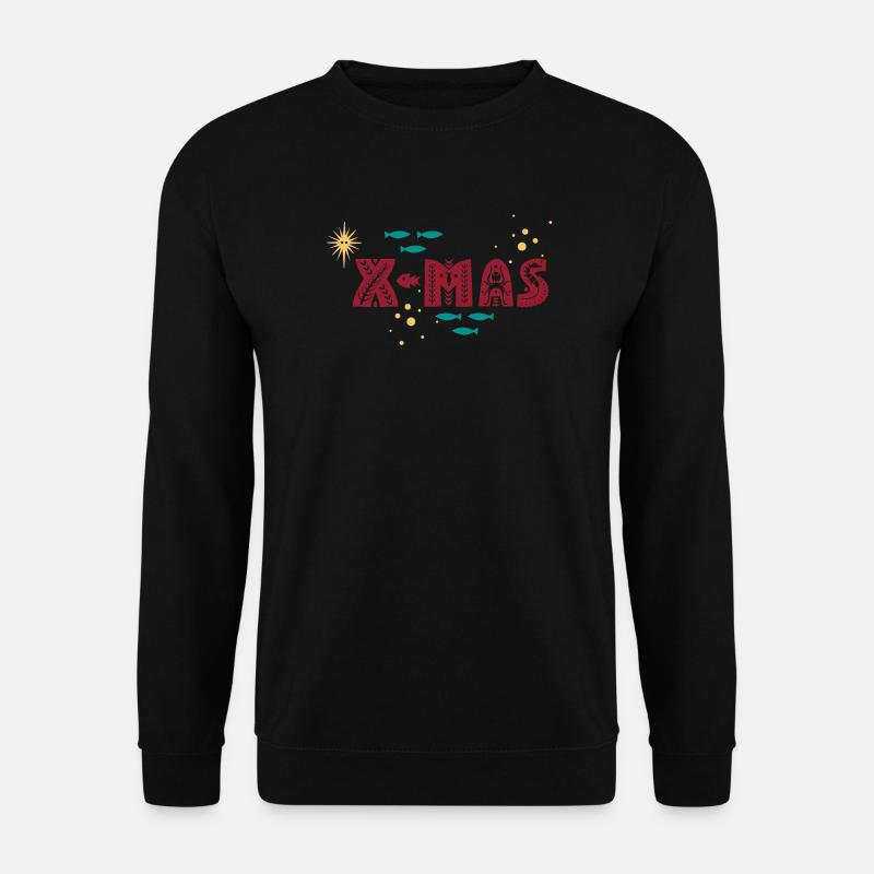 Meerestier Weihnachten - Unisex Pullover - Schwarz