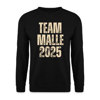 TEAM MALLE 2025 - MAJORQUE - Sweat-shirt Unisexe - noir - Devant - Alina (178cm) & Michal (187cm)