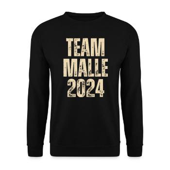 TEAM MALLE 2024 - MAJORQUE - Sweat-shirt Unisexe - noir - Devant - Alina (178cm) & Michal (187cm)