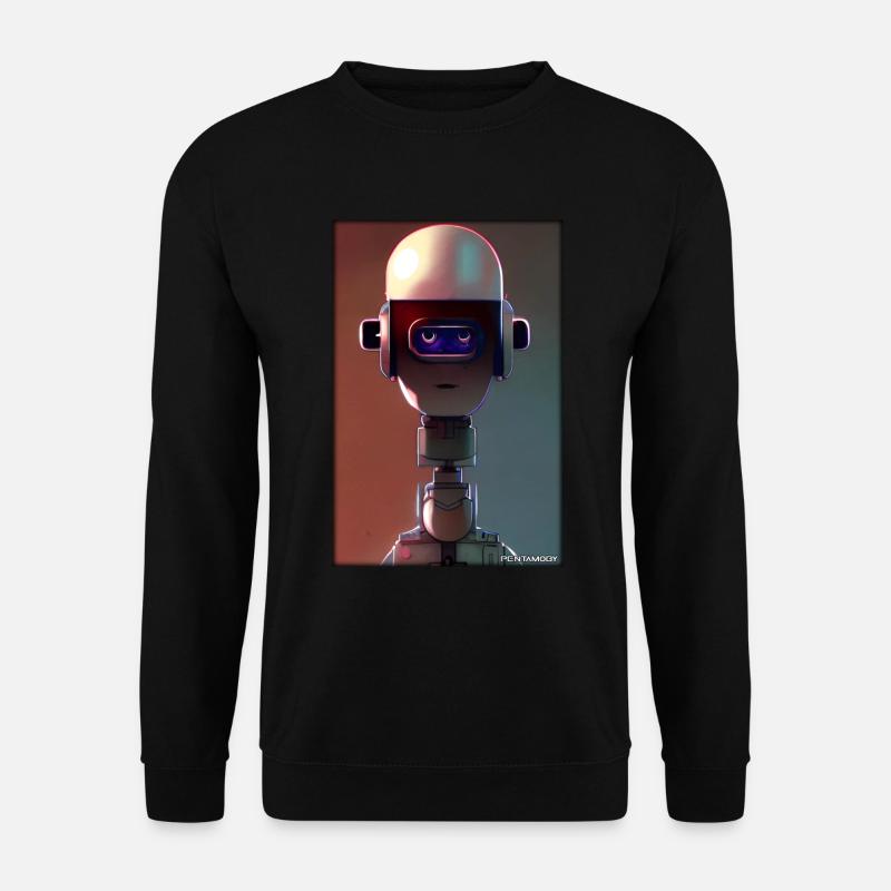 Robot Future Technology Science Android - Unisex Sweatshirt - black