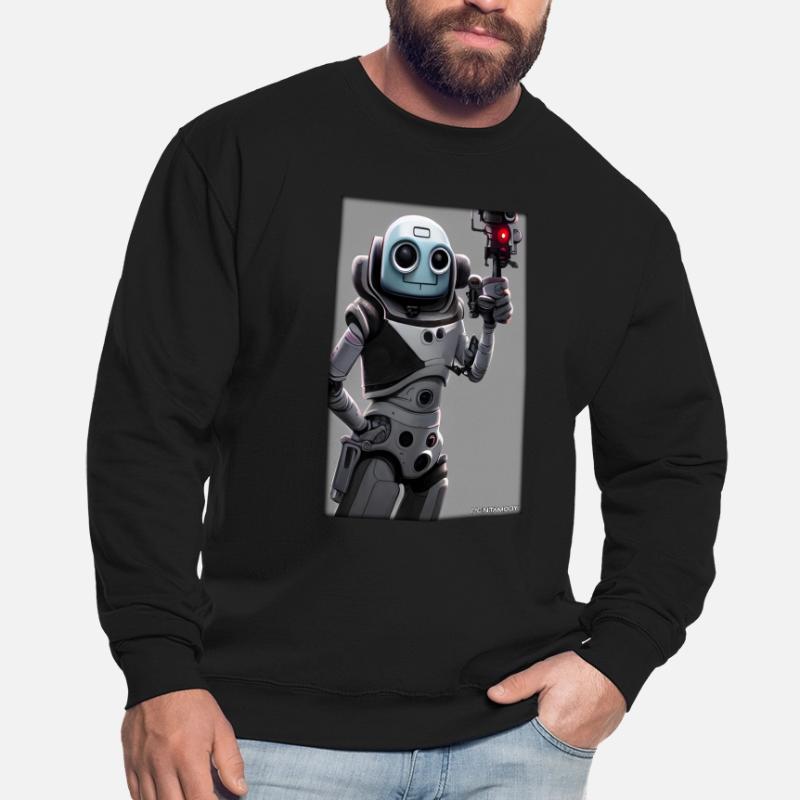 Roboter Zukunft Technik Wissenschaft Android Unisex Pullover