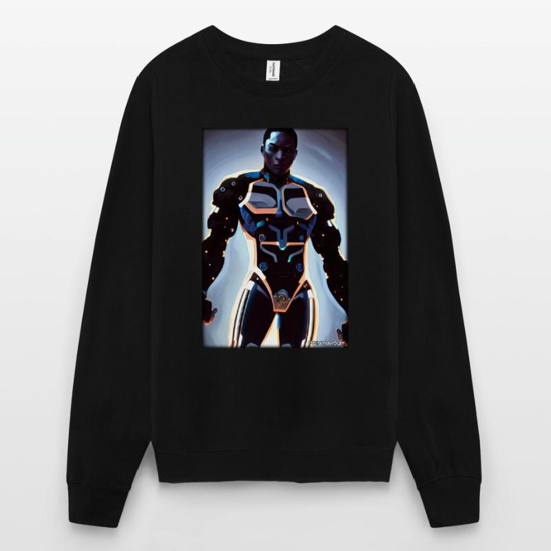 Cyborg Man Future Sci-Fi Machine Technology Sweat-shirt Unisexe