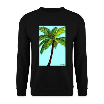Palm Beach Holiday Summer Sun Sea Travel Holidays - Sweat-shirt Unisexe - noir - Devant - Alina (178cm) & Michal (187cm)