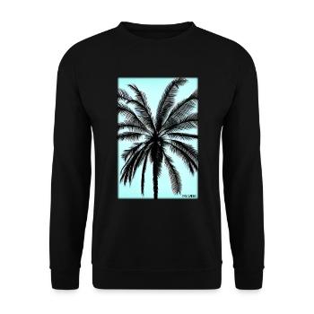 Palm Beach Holiday Summer Sun Sea Travel Holidays - Sweat-shirt Unisexe - noir - Devant - Alina (178cm) & Michal (187cm)