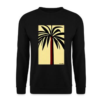 Palm Beach Holiday Summer Sun Sea Travel Holidays - Sweat-shirt Unisexe - noir - Devant - Alina (178cm) & Michal (187cm)