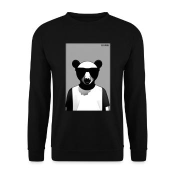 Bear Sunglasses Wildlife Forest Animals Wilderness - Unisex Sweatshirt - black - Front - Alina (178cm) & Michal (187cm)