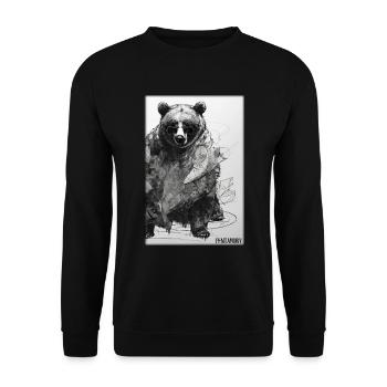 Bear Sunglasses Wildlife Forest Animals Wilderness - Unisex Sweatshirt - black - Front - Alina (178cm) & Michal (187cm)