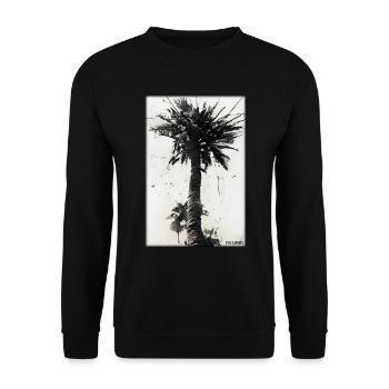 Palm Beach Holiday Summer Sun Sea Travel Holidays - Sweat-shirt Unisexe - noir - Devant - Alina (178cm) & Michal (187cm)