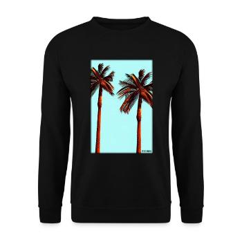 Palm Beach Holiday Summer Sun Sea Travel Holidays - Sweat-shirt Unisexe - noir - Devant - Alina (178cm) & Michal (187cm)