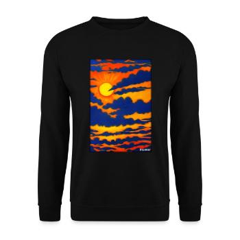 Sun Summer Nature Holiday Sunshine Sunlight - Unisex Sweatshirt - black - Front - Alina (178cm) & Michal (187cm)