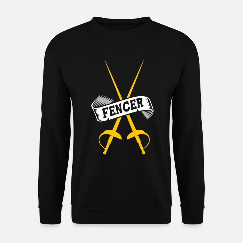 Fechten - Unisex Pullover - Schwarz