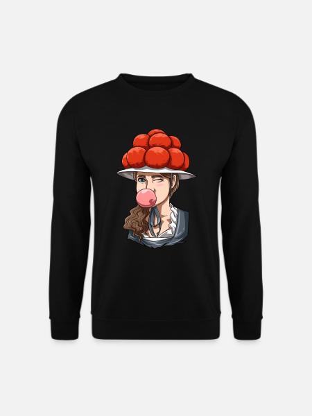 Bollenhut Kaugummi Schwarzwald für einen - Unisex Pullover - Schwarz