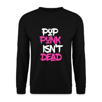 Pop Punk ist nicht Tot - Pop Punk isn't dead - Unisex Pullover - Schwarz - Vorne - Alina (178cm) & Michal (187cm)