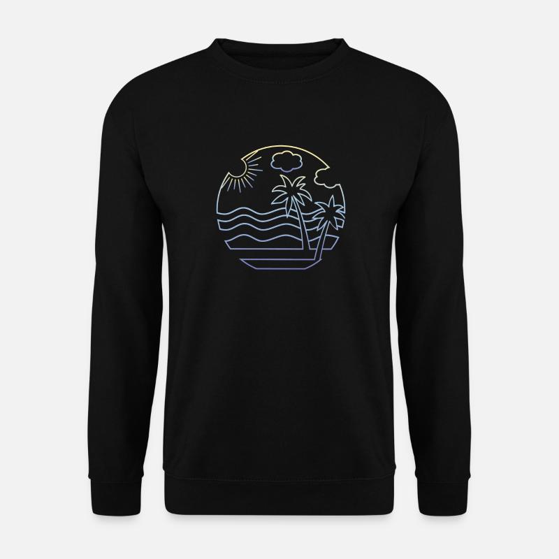 Beach - Unisex Sweatshirt - black