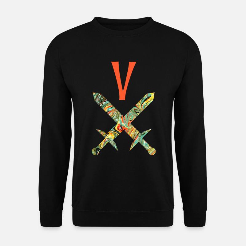Épées croisées E 200 V - Sweat-shirt Unisexe - noir