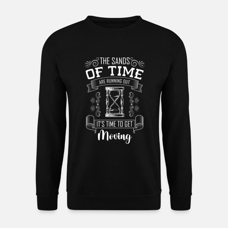 Sanduhr Sand Zeitreise - Unisex Pullover - Schwarz