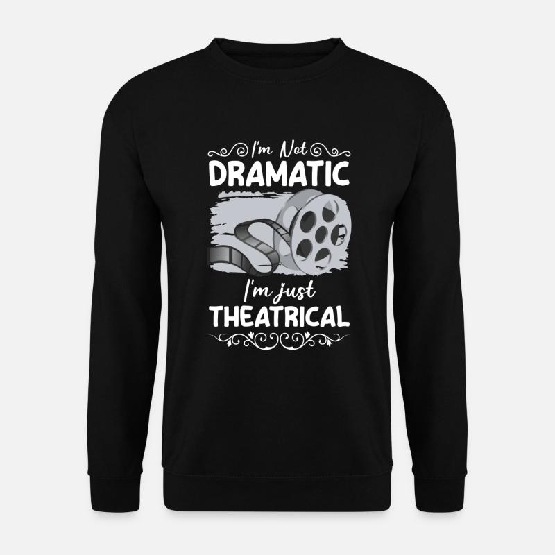 actress acting comedy nerd - Unisex Sweatshirt - black