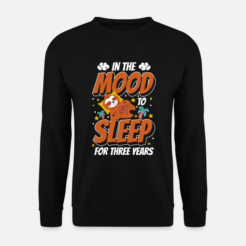 Chill tired Leisurely - Unisex Sweatshirt - black