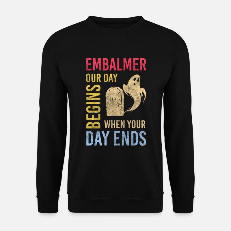 Bestatter Berufung - Unisex Pullover - Schwarz