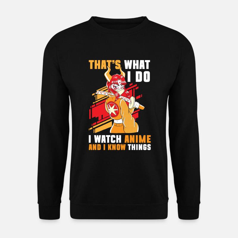 Anime Japan Art Nerd - Unisex Sweatshirt - black