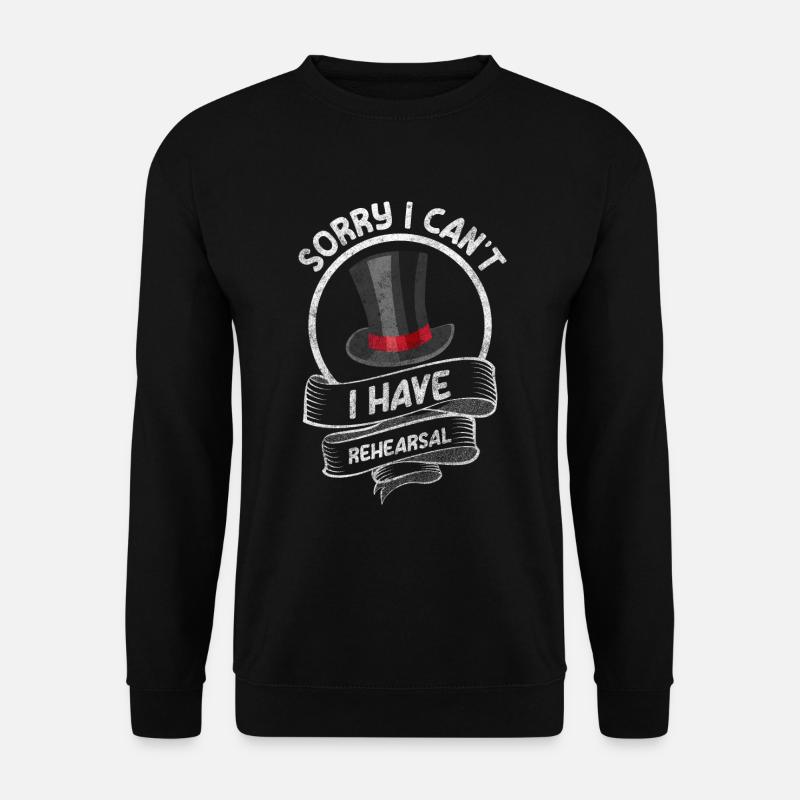 Schauspieler Probe Prominent Vorhang - Unisex Pullover - Schwarz