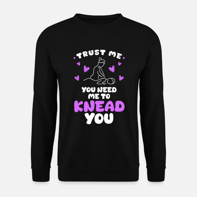 Wellness Entspannen Pflege - Unisex Pullover - Schwarz