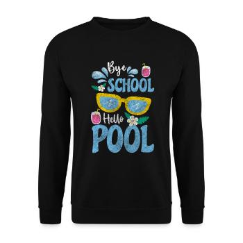Célébration de la piscine - Sweat-shirt Unisexe - noir - Devant - Alina (178cm) & Michal (187cm)