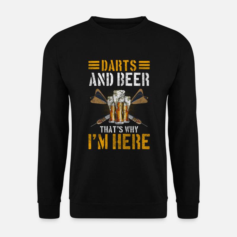 Darts Target Competition - Unisex Sweatshirt - black